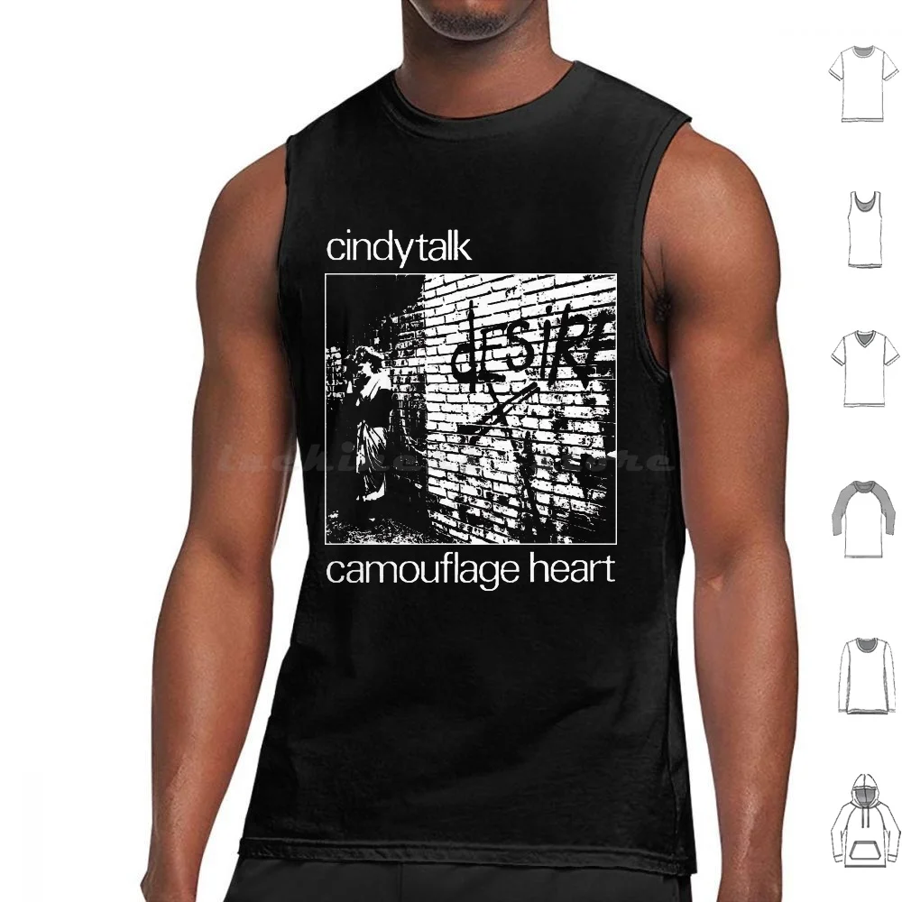 Camisetas sin mangas Cindytalk con estampado de algodón, estilo postpunk, experimental, industrial, noise, ambient, dark goth, Cindytalk, Swans, Siouxsie And