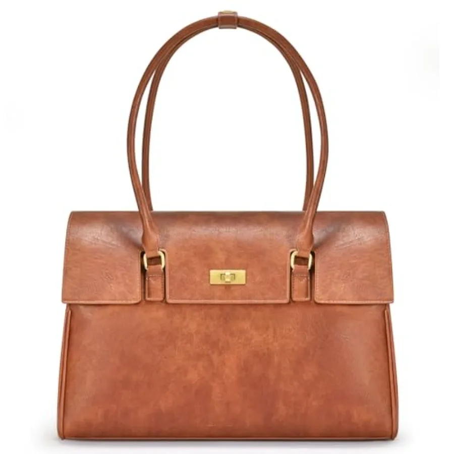 

LOVEVOOK Laptop Bag for Women Work Tote Messenger Bag Waterproof Business Office Professional Handbag Shoulder Bag