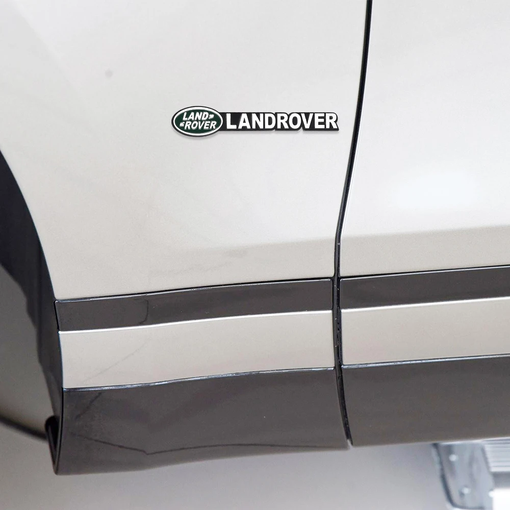 Emblema de Metal 3D para coche, pegatina de maletero lateral, accesorios de decoración automática para Landrover SVR Discovery Velar Evoque Range