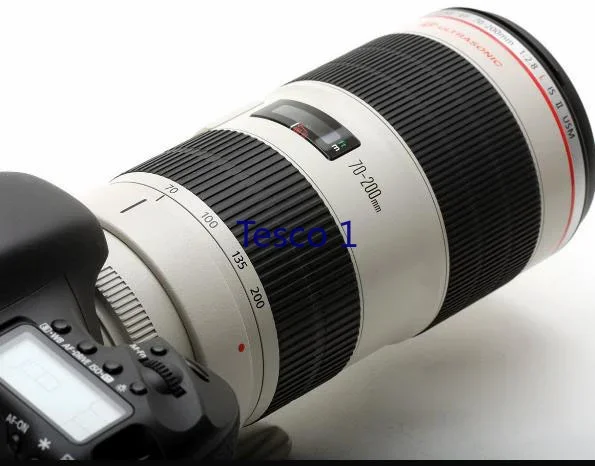 Nuevo anillo de goma Original con zoom y enfoque para Canon EF 70-200mm 70-200mm 1:2.8 L f/2.8L IS II USM pieza de reparación de lentes de cámara de vídeo