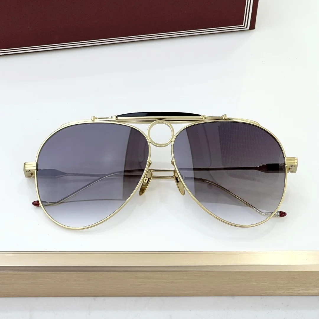 للجنسين جولة مزدوجة جسر سبائك معدنية الرجال النظارات الشمسية DUKE أزياء النظارات الشمسية رجل أنيق المرأة العدسات