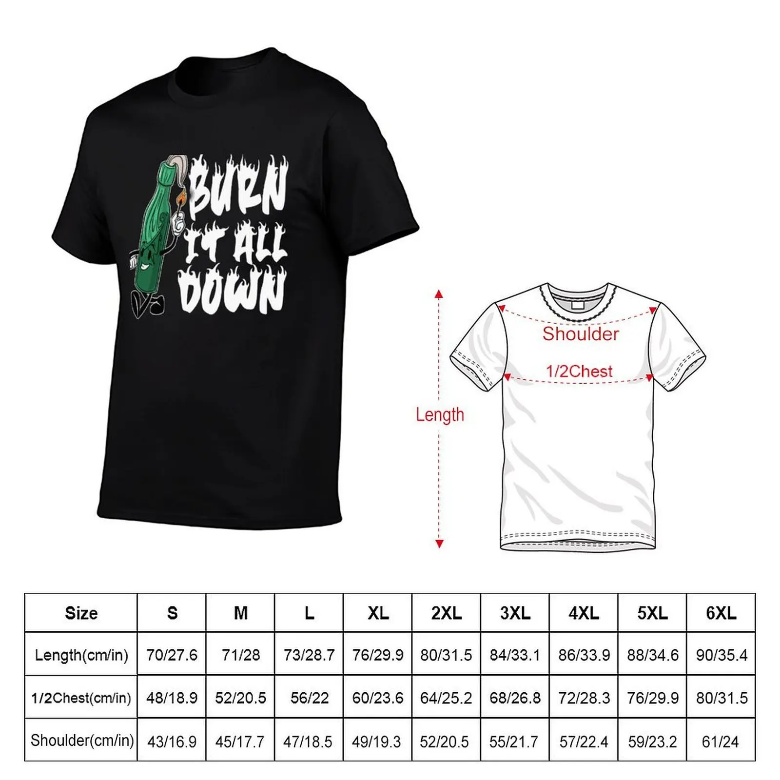 Burn It All Down T-Shirt essential t shirt heavyweights mens clothing