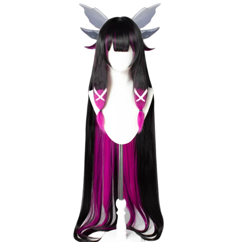 ND Columbina 코스프레 가발 Genshin Impact Damselette 코스프레 헤어 가발 Comic Con Coser 의상 테마 파티 내열성