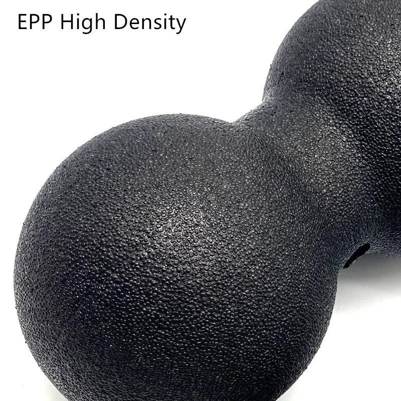 24*12CM Fitness Peanut Fascia Ball EPP Massage Ball Double Lacrosse Ball Perfect for Plantar Fasciitis Trigger Point Deep Tissue