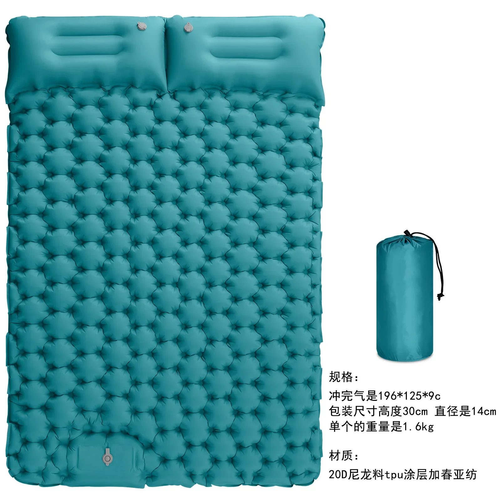 Outdoor Inflatable Mat Portable Camping Inflatable Waterproof and Moisture-proof Double Sleeping Mat Car Inflatable Mattress Hot