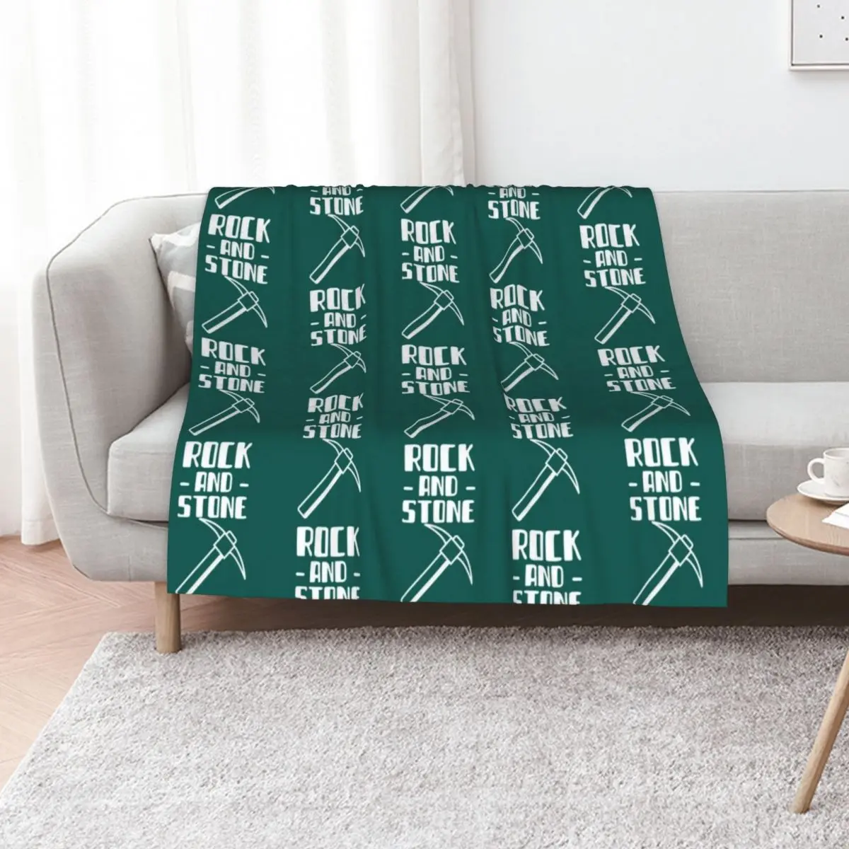 rock and stone Throw Blanket Luxury Comforter Large Soft Bed Soft Plaid Blankets