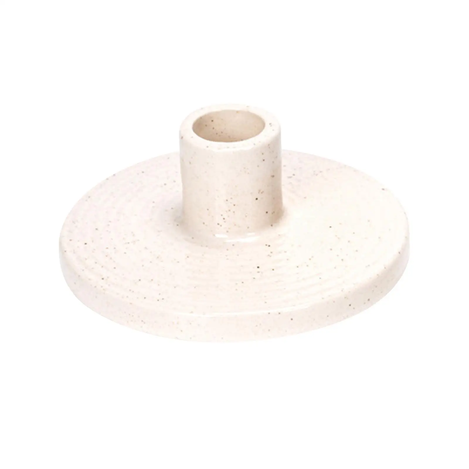 Elegant Ceramic Candlestick Holder Candle Plate Stand for Wedding Table Centerpiece Decorative Home Desk Ornament Gift
