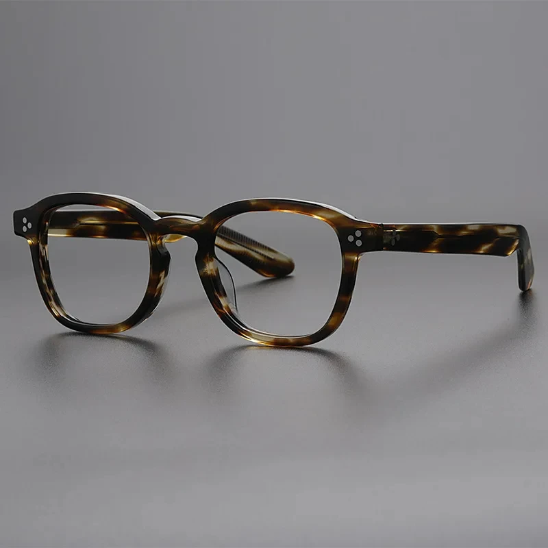 

Japanese Retro Personality Designer Brand Eyeglasses Fashion Trend Square Glasses Frame Men Myopia Prescription Eyewear