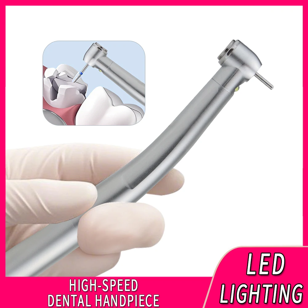 

Светодиодный стоматологический наконечник, высокоскоростной стандарт ​ Head 3, светильник для распыления воды, керамические подшипники, наконечники для стоматологии, воздушная турбина, ручка с высоким вращением