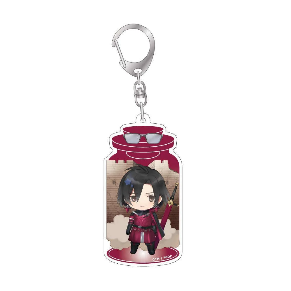 Charm Anime Fans Gifts Love Live!         Superstar HD Figurel Q Edition Acrylic Keychain  Fate Grand Order About 6cm