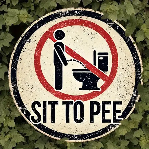 Rolig Cowboy Cowgirl Badrum Neonskylt, Western Toalett Neonskylt, Dörrskyltar, Bondgårds Toalett Badrum Heminredning 8 best sales toalett - №4