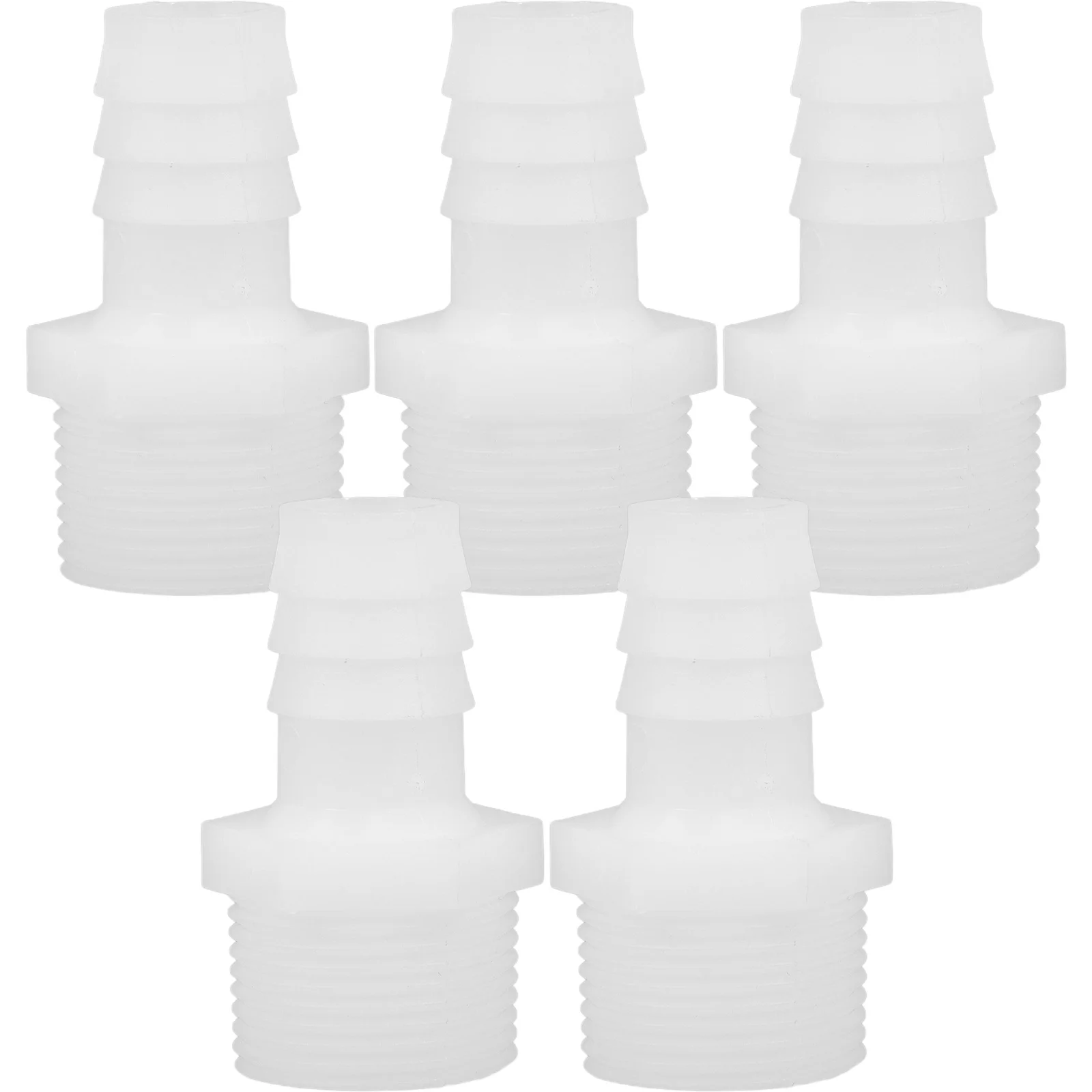 

5Pcs Plastic Hose Barb Fittings Threaded Male Connector G3 Quick Connect Reliable Performance Various Environments