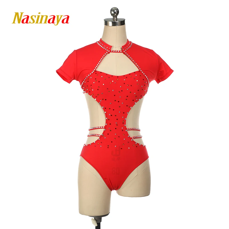 

Aerial Yoga Leotards Pole Dancing Performance Clothing Dance Costume Artistic Gymnastics Training Adult Girl red
