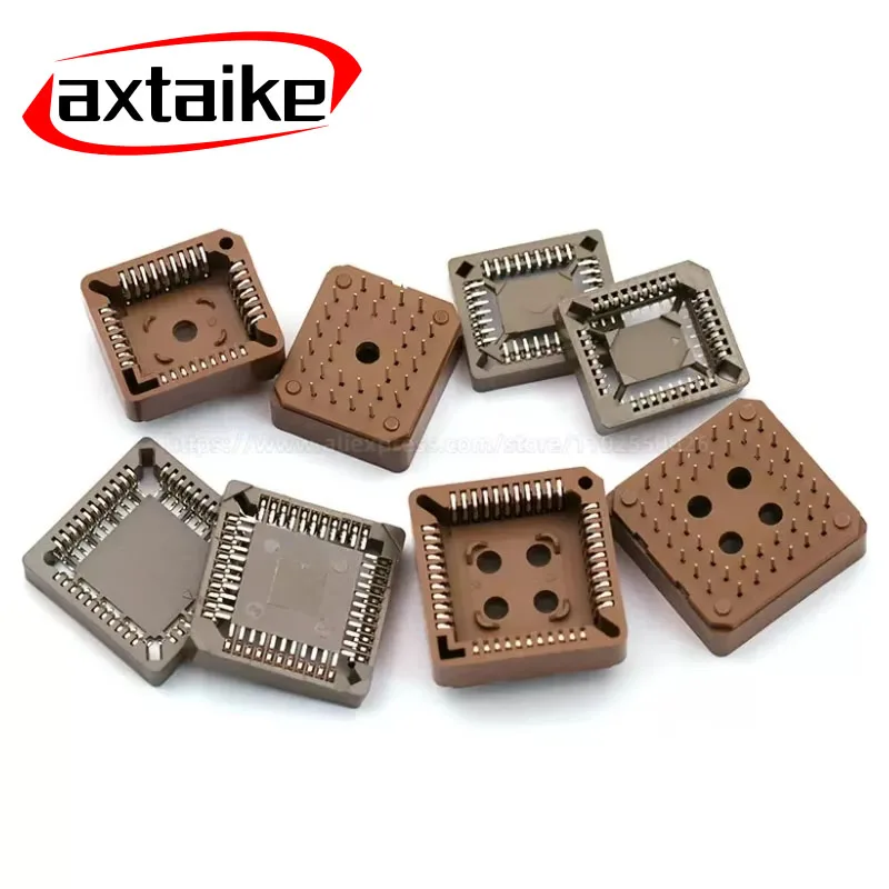 5PCS PLCC-32 PLCC-44 PLCC-68 PLCC-84 Spille 32Pin 44Pin 68Pin 84Pin IC prese Adattatore Tipo di Saldatura DIP SMD SMT Prese MCU sede