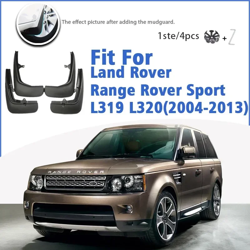 

For Land Rover Range Rover Sport 2004-2013 L319 L320 Mud Flap Guards Splash Mudguard Fender Mudflaps Car Accessories 4pcs
