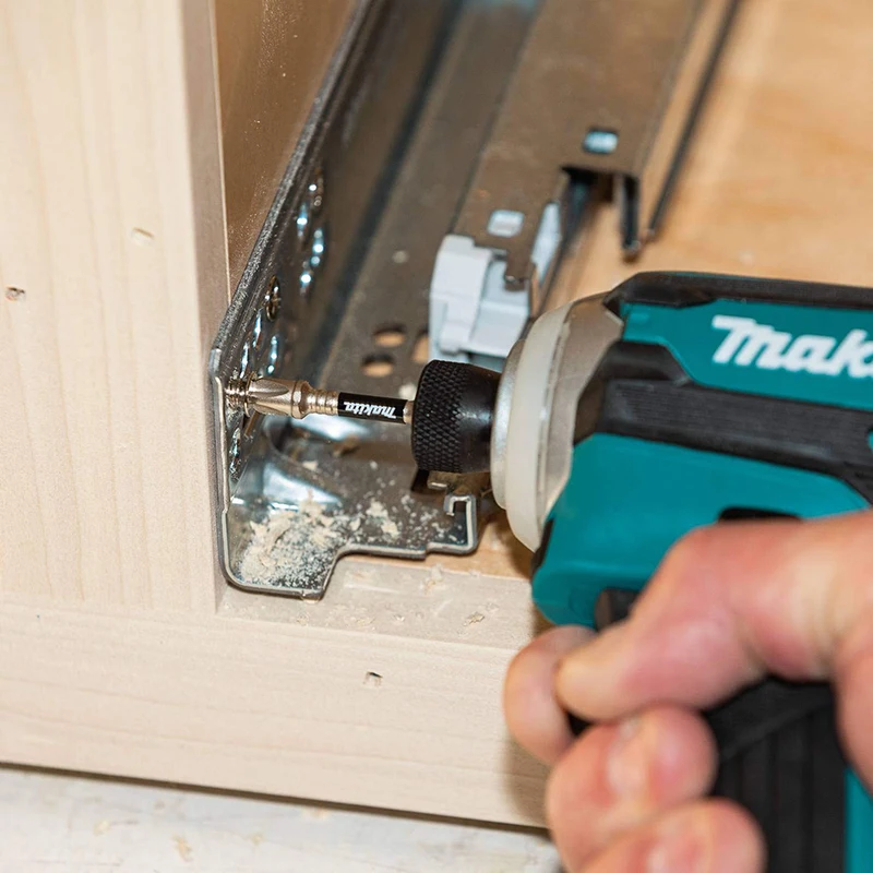 Makita E-01650 xps 45 pces driver perfuração chave de fenda bit 90x vida mais longa alta dureza magnético conjunto de bits de impacto soquete adaptador