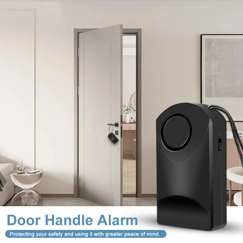 Portable Touch Sensor Window & Door Entry Alarm 120dB Loud Wireless Anti-Theft Scaring Security Alarm Home, Travel Safety Siren