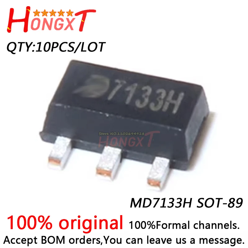 10PCS 100% NEW MD7133H SOT-89.Chipset