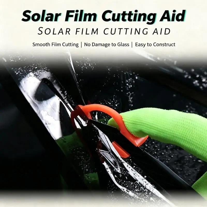 Car Window Film Trimming Pad with Guide Support for Edge Work