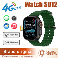 Achieve ultimate freedom with su12 Smart Watch GPS Map precision 4G All Network SIM Card support and Android S10 OS