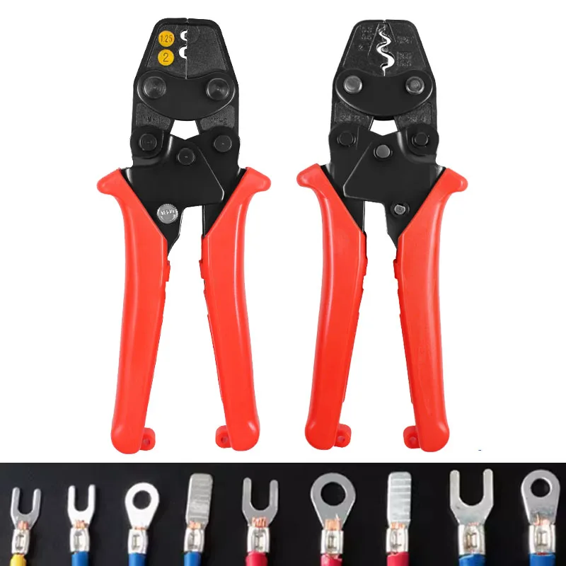 

SC/SNB/RNB/C45 Non Insulated Terminals Crimping Plier OT/UT Bare Terminal Crimping Tool HS-1MA/2MA