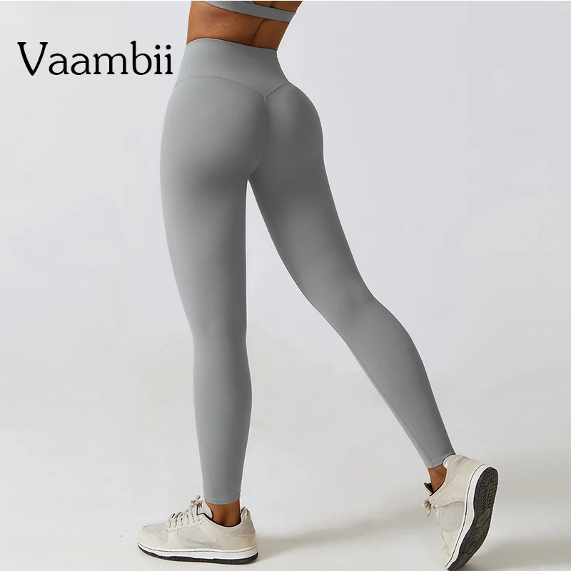 

Skin Feel Yoga Pants Butt High Waist Pant Squat Proof Stretch Sport Gym Legging Fitness Tights Nylon Athletic Wear For Women