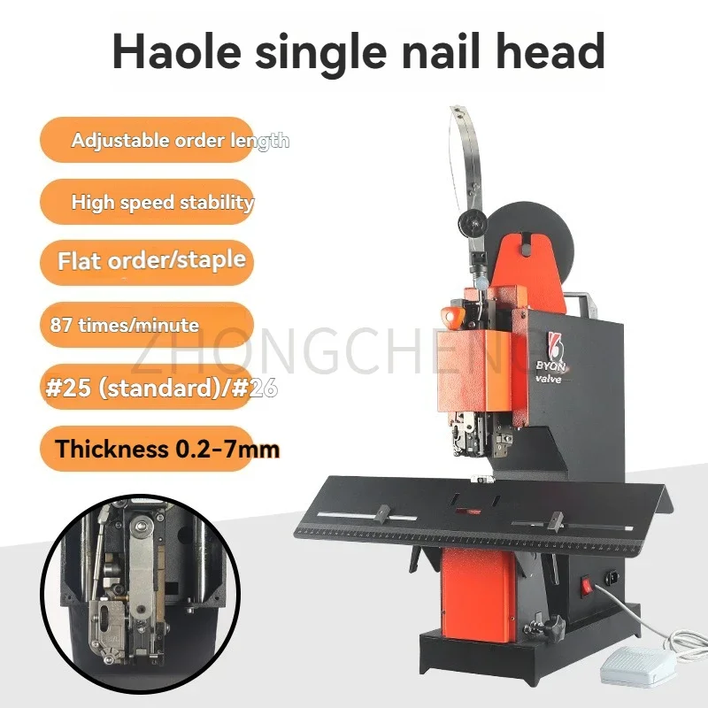 2025 ZD-3A Single Head Wire Binding Machine Horse Riding Binder Stapler Brochure,Horseback Riding,Nail Binding Machine