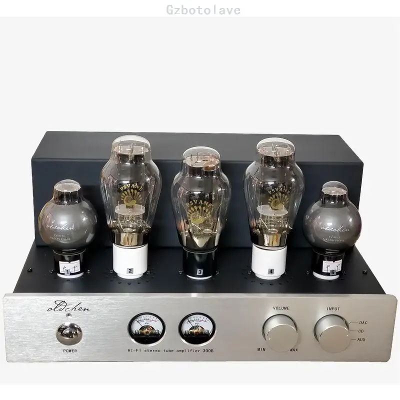 Laochen 300B Tube Amplifier HIFI Single-ended Class A Handmade OldChen Black Amp Bluetooth 5.0 tube amplifier