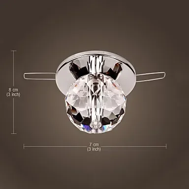 K9 Crystal Ball LED Modern ceiling Light Lamp Lustre Flush Mount Free Shipping