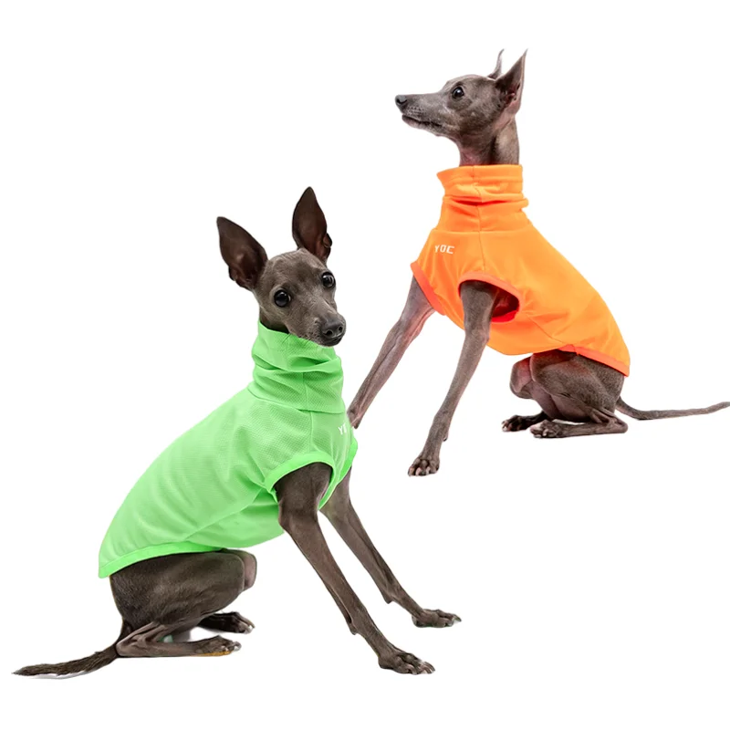 

Итальянская одежда little Greyhound Betlington, летний солнцезащитный репеллентный жилет iIsect, уличная куртка средней длины для собак, футболка в виде пуделя