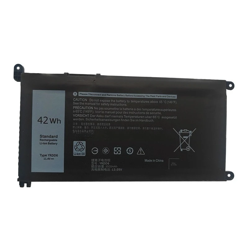 11.4V 3500mAh for Dell YRDD6 5498 3400 5493 5590 5593 5584 P90F Laptop Batteries