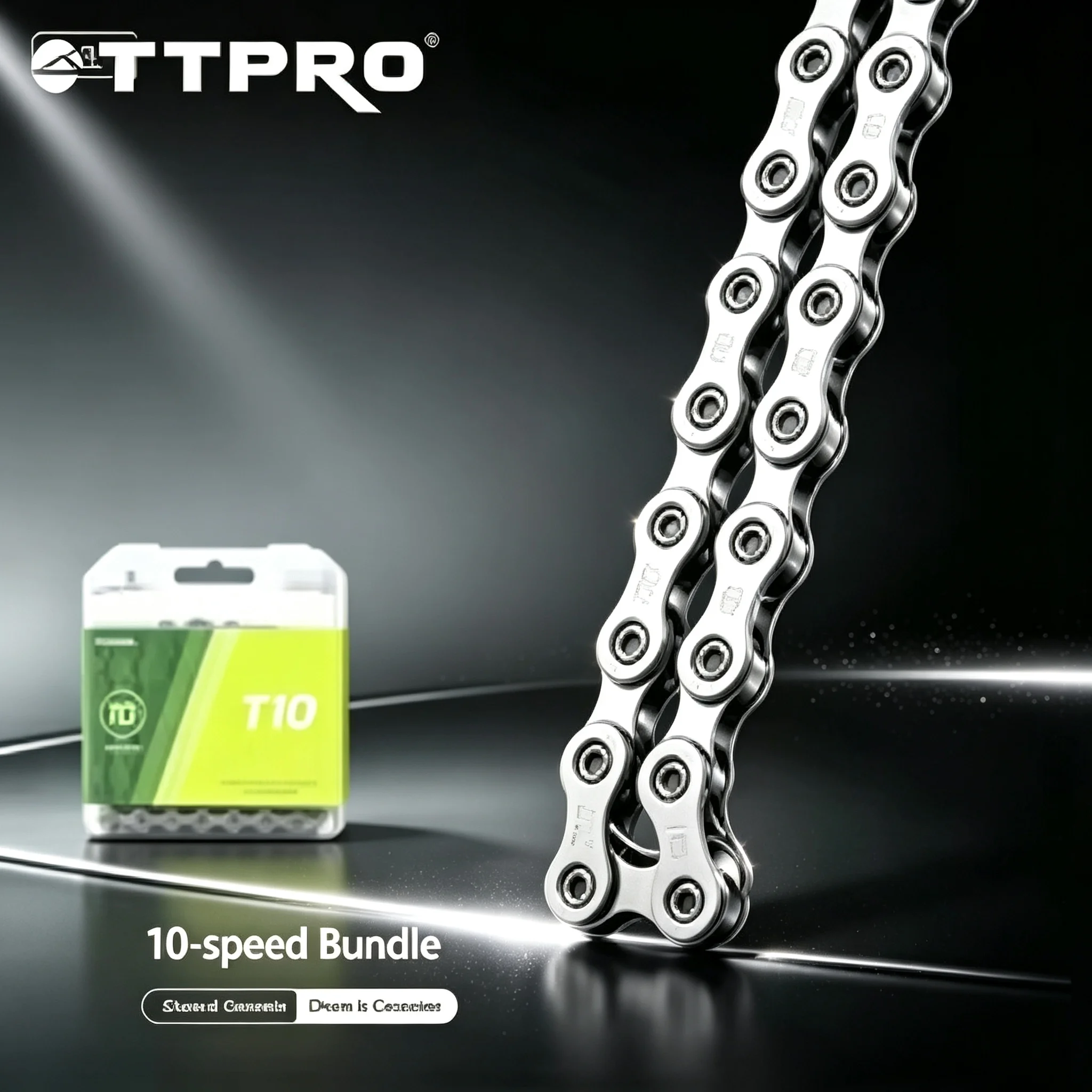 TTPRO Bicycle Chain 6-12 Speed MTB Road Bike, High Strength Wear Resistant, Budget Friendly Cycling Replacement Parts