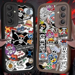 Anime O-One Pieces Skull Phone Case for Samsung Galaxy A35 A55 A15 A25 A16 A06 A05 A05S A24 A13 A23 A12 A22 A32 A52 A71 A51 4G