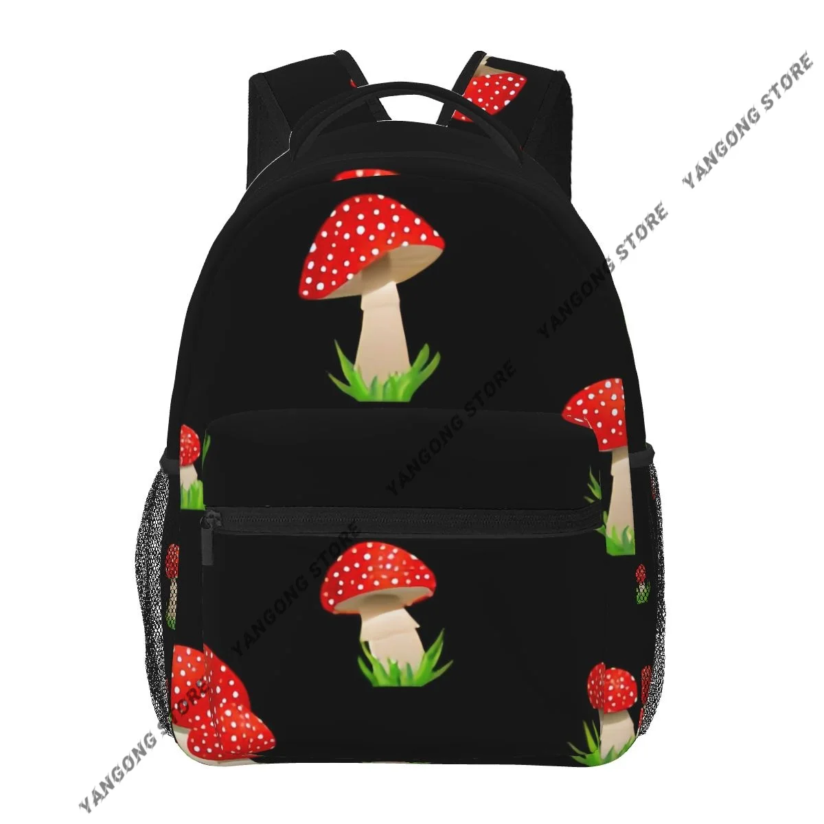 Cartoon Forest Mushrooms Backpack For Teenagers Boys Children Student School Bags Unisex Laptop backpack Travel Shoulder Bag