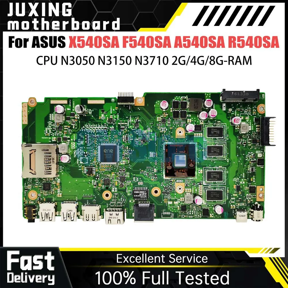 

Notebook Mainboard For Asus VivoBook X540SA X540S F540SA A540SA R540SA Laptop Motherboard N3050 N3150 N3710 CPU 2G 4G-RAM