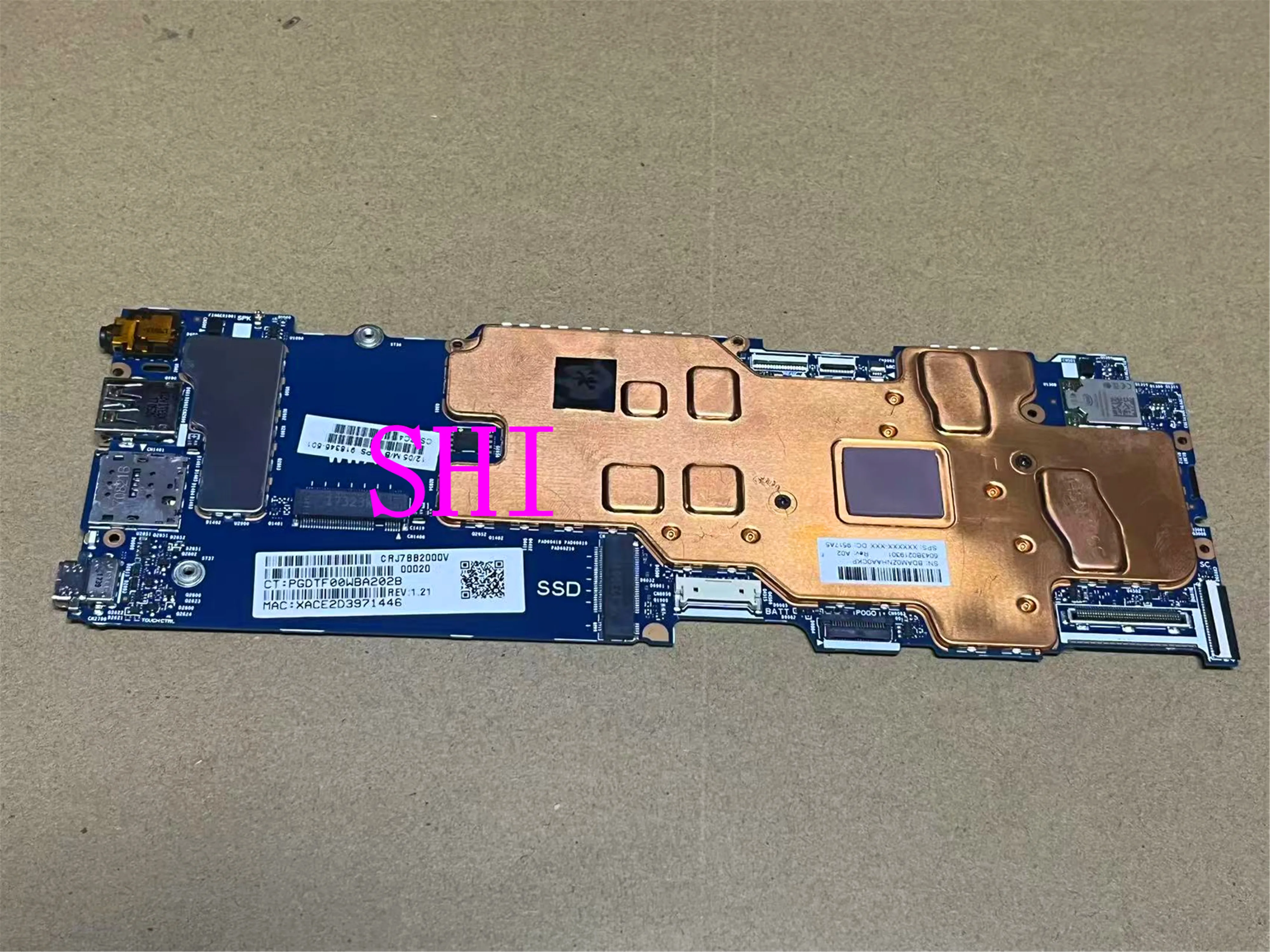 

Оригинальная материнская плата HP x2 612 g2 6050a 2851001 -mb-a02 4G i5-7y54 Процессор TESED OK 6035B 0154601 6035B 0154501 Кабель сенсорного экрана