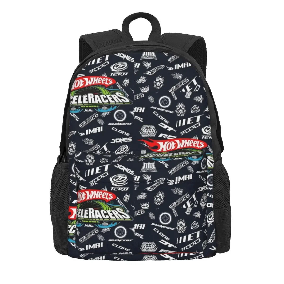 AcceleRacers Logos Backpacks Boys Girls Bookbag Children School Bags Cartoon Kids Rucksack Travel Rucksack Shoulder Bag