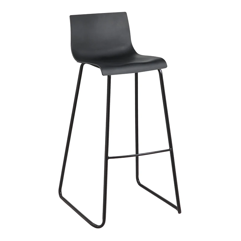 

Modern Metal Frame High Bar Chair Comfortable High Chair Simple Height Island Stools Countertop Comfortable Bar Chair