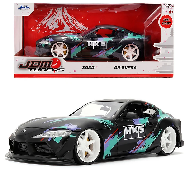 جادا JDM سبيكة 1:24 مقياس 2020 GR Supra محاكاة نموذج سيارة جمع عرض لعبة الهدايا التذكارية