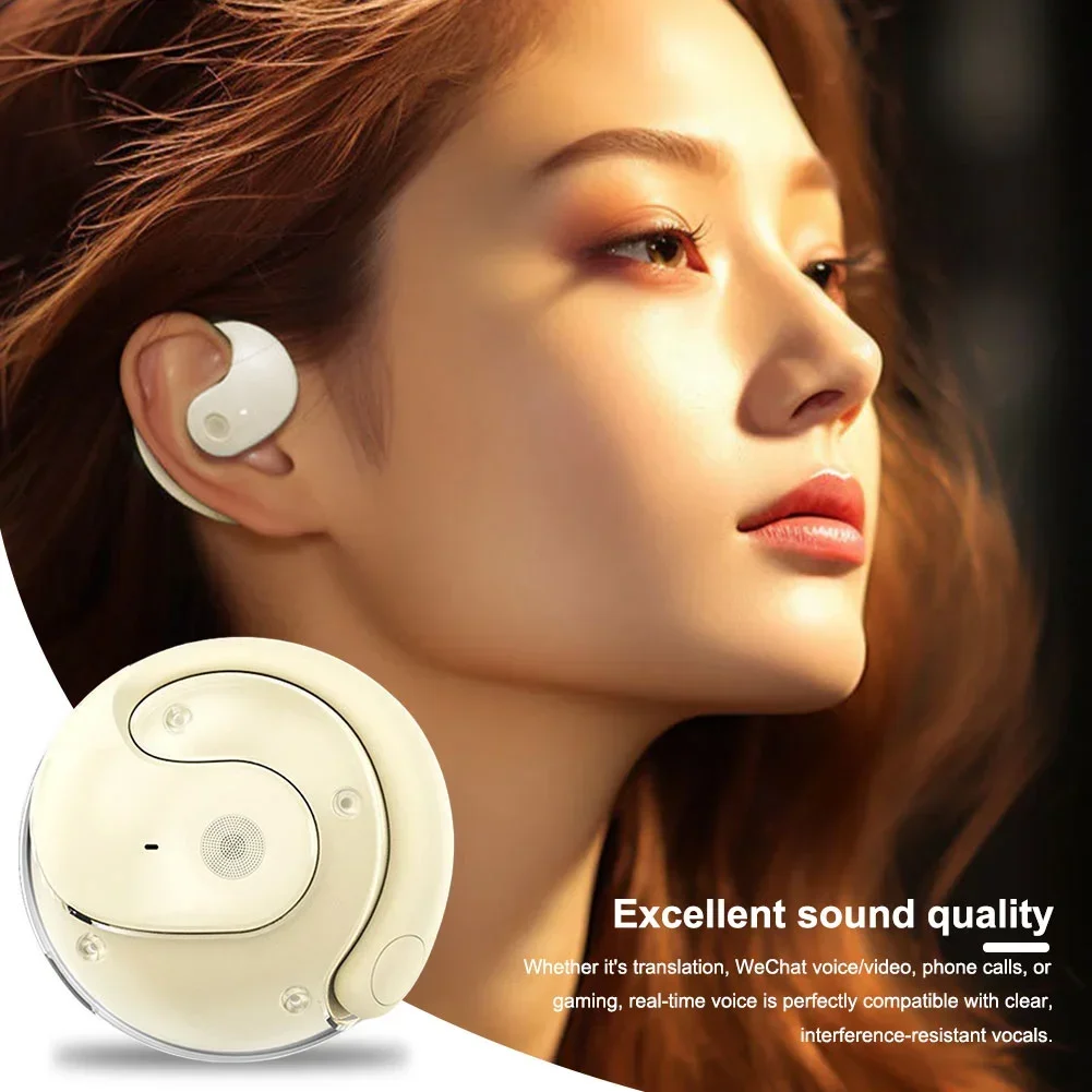 Wireless Translation Earbuds Real-time Translation Language Translation Device Voice Translator Earbuds for Travel Business Gift
