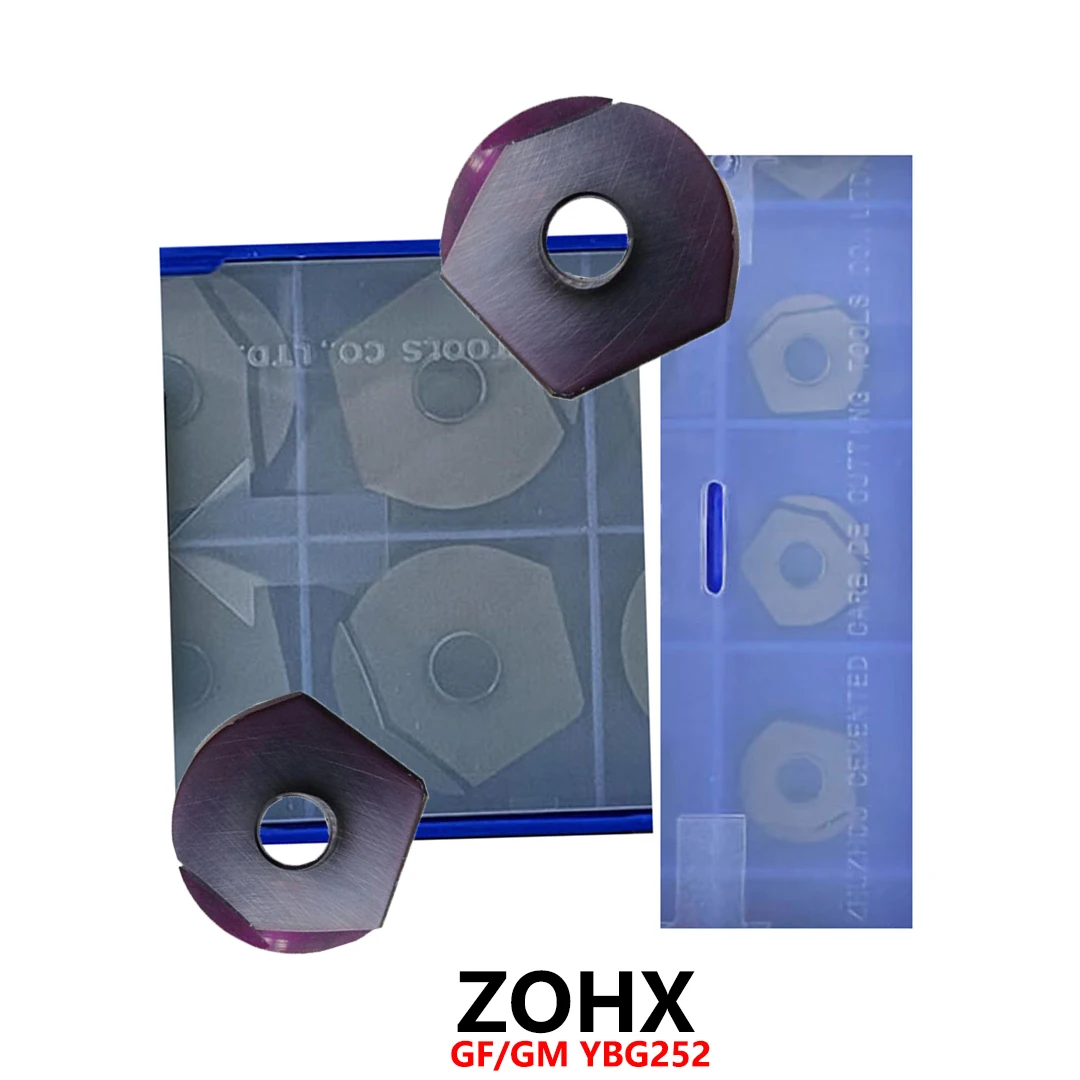 

Оригинальный ZOHX1203 ZOHX1604 ZOHX2005 ZOHX2506 ZOHX3007 GF GM YBG252 Токарный станок Режущие инструменты Твердосплавные вставки для обработки канавок Металл ZOHX CNC