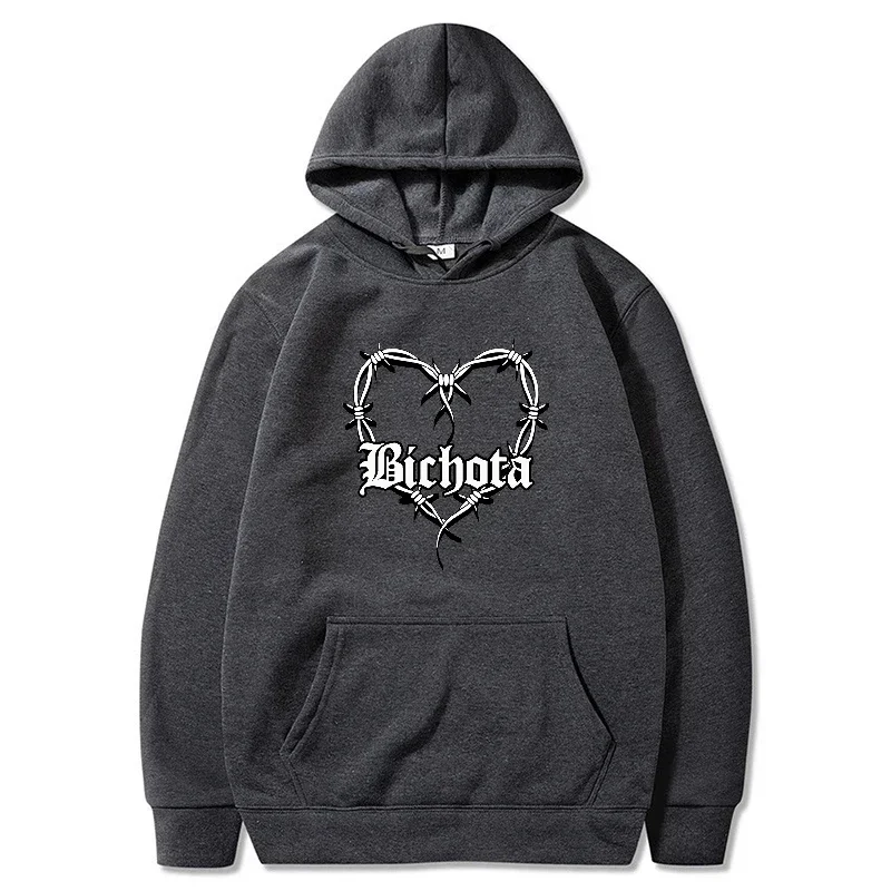 Rapper Bichota Hoodies Men Fashion Karol G Printed Sweatshirts Women Cool Casual Harajuku Streetwear Hooded Pullover Tracksuit