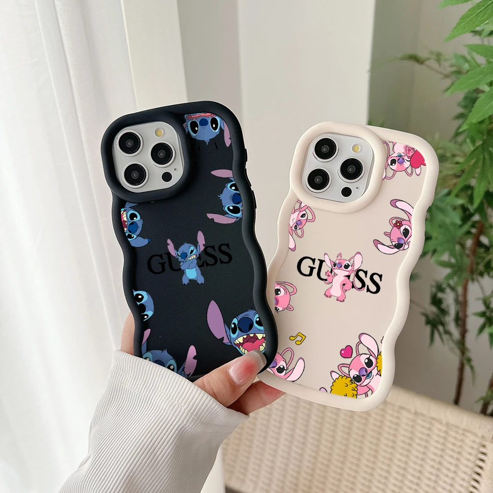 Etui na telefon Disneys Stitches and Angels do Xiaomi Redmi A1 A2 8 8A 9C 9T 10C 12C 13C Poco X3 X5 Pro Plus 4G 5G Soft TPU Cover