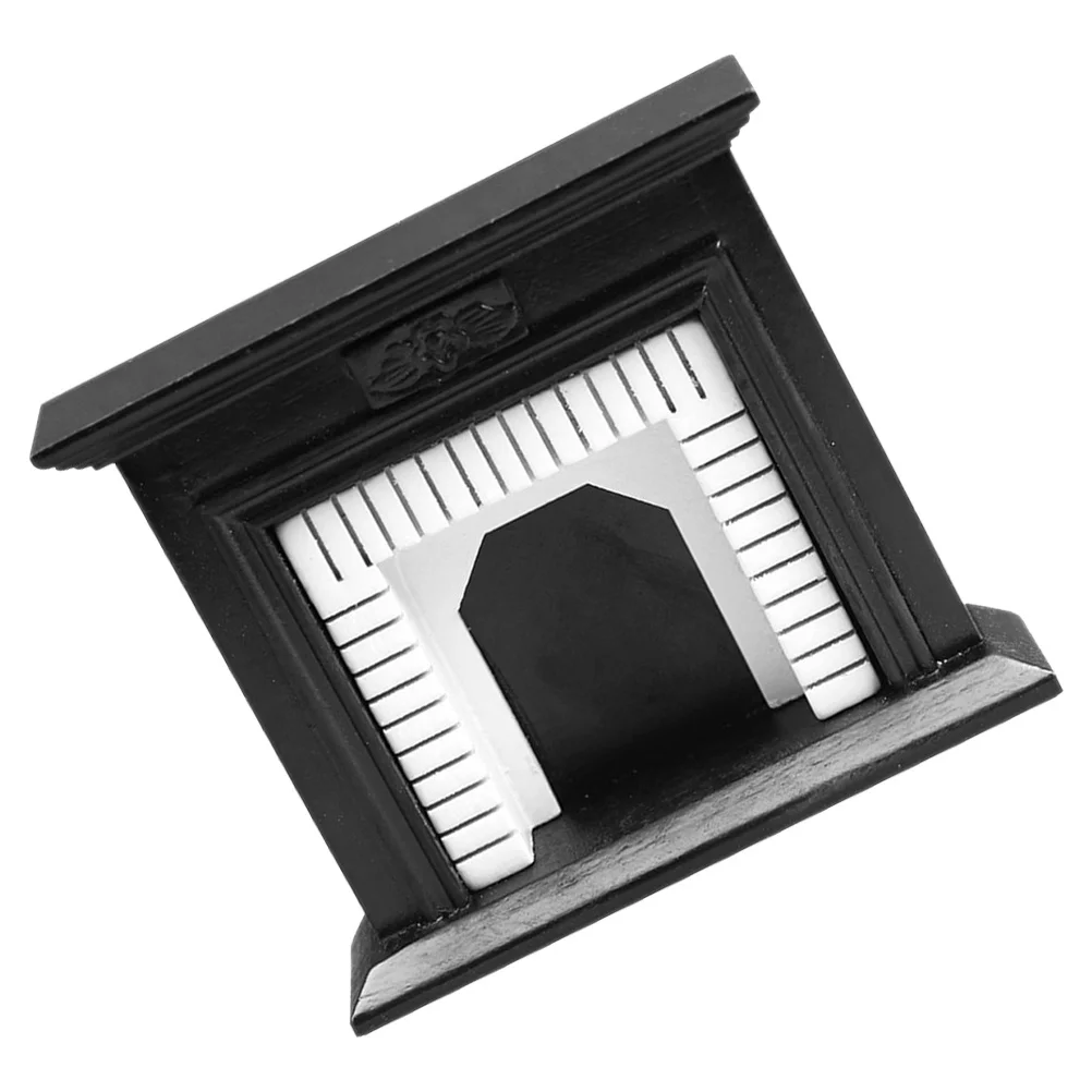 Wooden Dollhouse Miniature Fireplace 1:12 Scale Simulated Miniature Living Room Furniture Dollhouse Mini Furniture