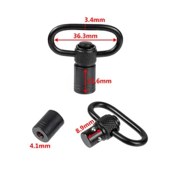 Tactical Quick Release Metal Buckle QD Rings Sling Swivel Mount Ak 74 Tactical Trigger Slings Shoot Hunting SHOT Ar 15