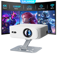 Salange 420ANSI V318 4K Projector Native 1080P Auto Focus & Keystone Correction Allwinner H713 Android11 BT5.2 WIFI6 Home Cinema