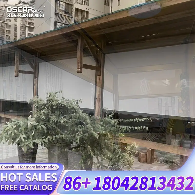 Automatic Transparent Polycarbonate Rolling Shutter Clear Roll up Door Security Roller Gate Europe Mall Front Storefront Warehou