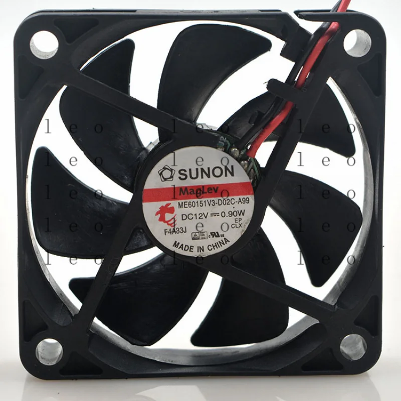 

for SUNON ME60151V3-D02C-A99 6015 12V 0.9W 6CM Magnetic Suspension Cooling Fan