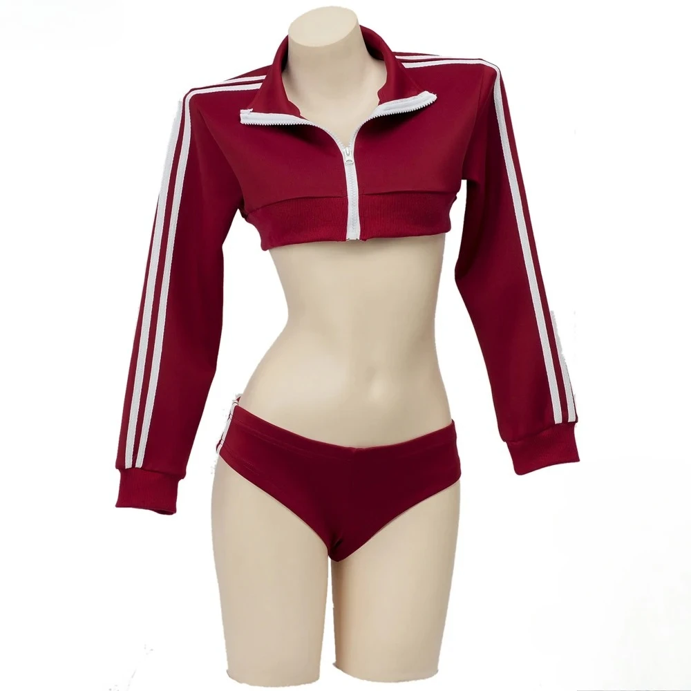 

Японский аниме-костюм для школьниц: спортивная форма, одежда для спортзала, косплей, ролевая игра, униформа, нижнее белье