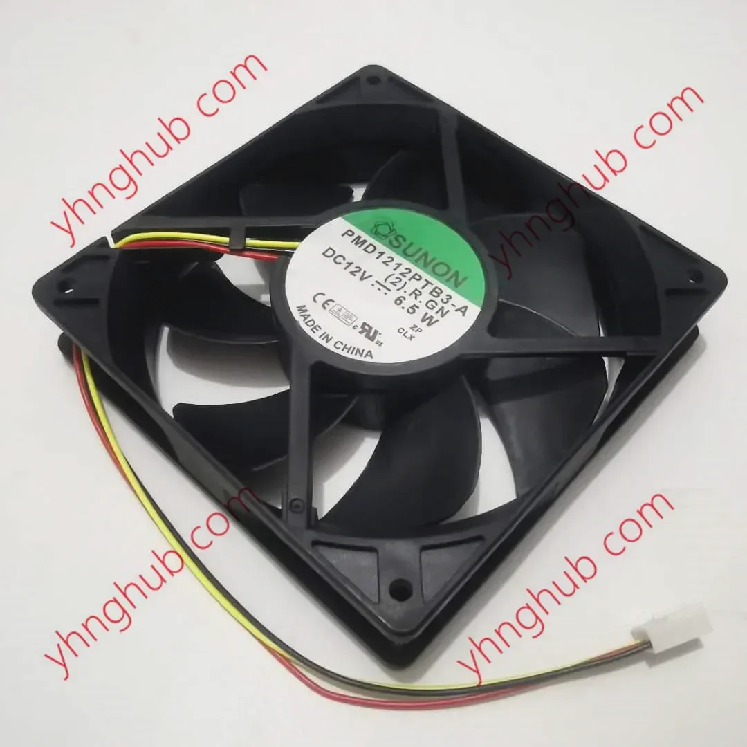 SUNON PMD1212PTB3-A (2).R.GN DC 12V 6.5W 3-Wire 120X120X25mm Server Cooling Fan
